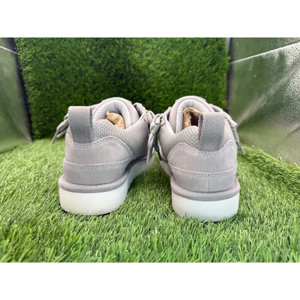UGG Lo Lowmel 1168890BLK Athletic Sneaker Women's 8 Beige Suede Running Sports
